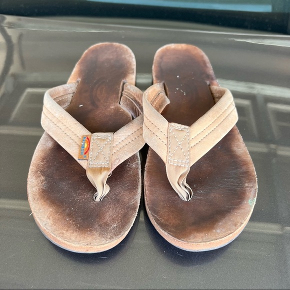 Rainbow women thong flip flop sandals size 6 /6.5 - Picture 3 of 8